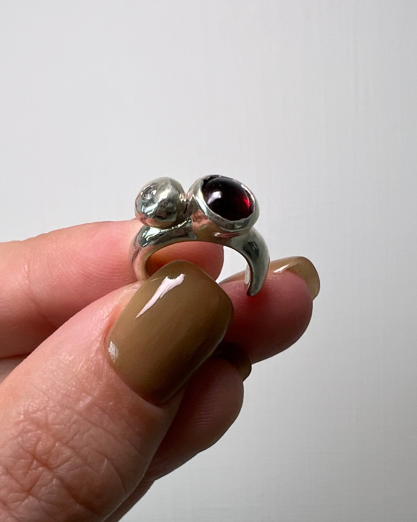 Garnet Ear Cuff