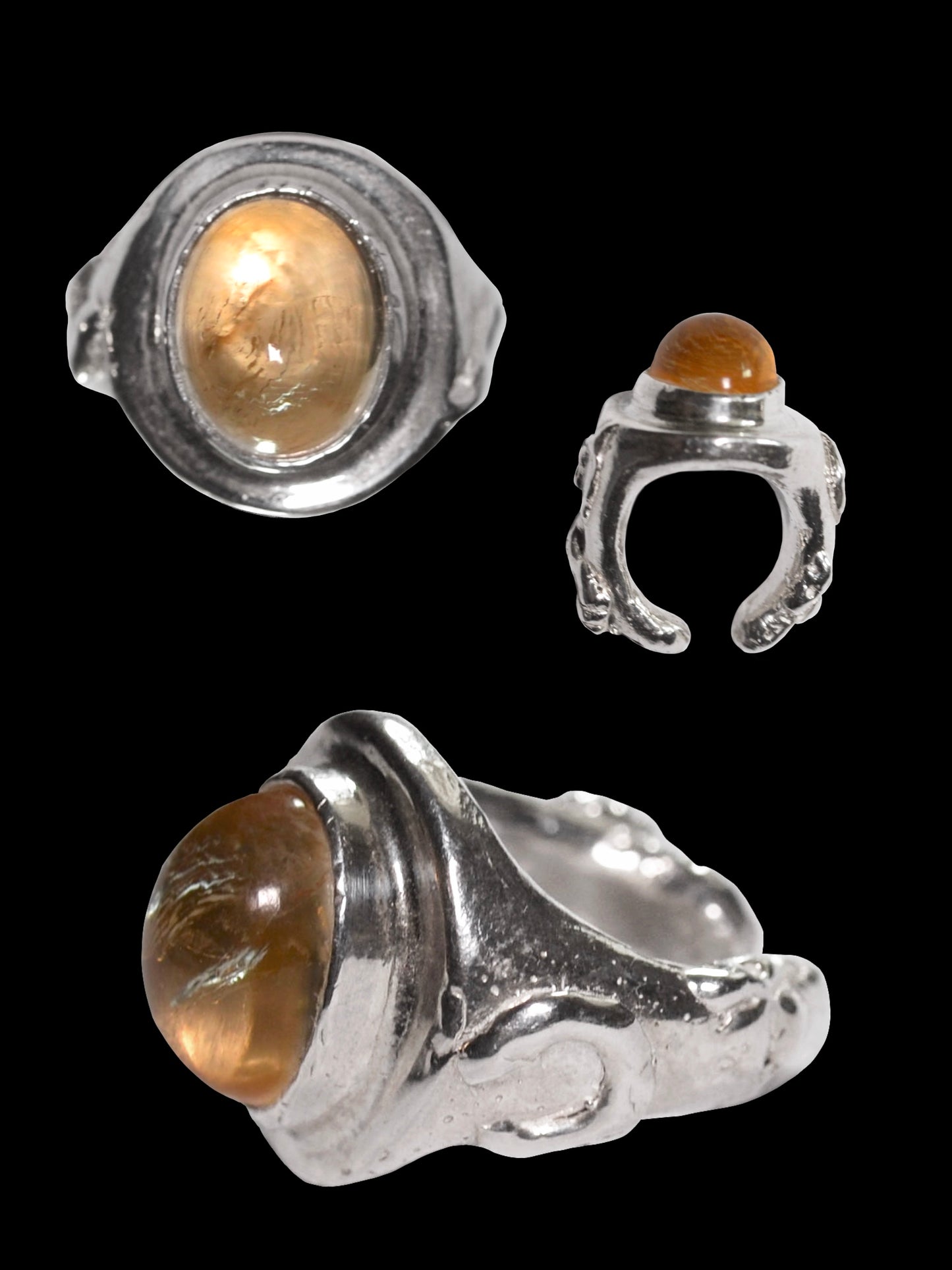 Charms Ear Cuff Citrine